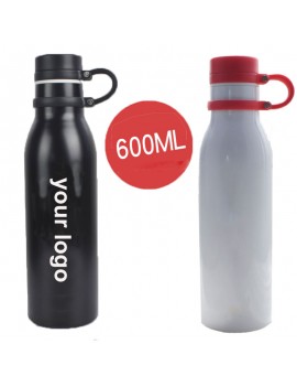 stainless steel vacuum insulated sport water drinking bottle