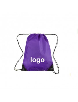 210D Polyester cheap drawstring bag