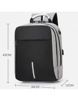 USB charging Anti-theft waterproof business traveling school laptop backpack