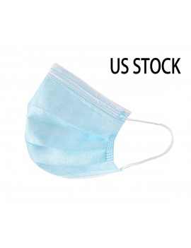 3-Ply Disposable Face mask with Ear Loops stock in US