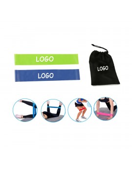 Power Grip 2 piece Fitness Exercise Band Set
