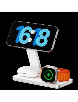 3-in-1 Foldable wireless charger station