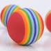 EVA Rainbow Pet Toy Foam Ball