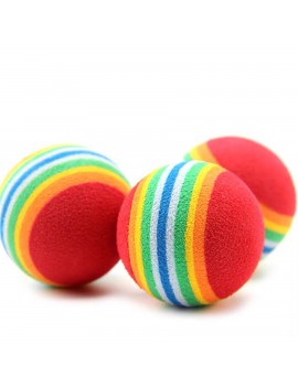 EVA Rainbow Pet Toy Foam Ball