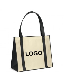 100 GSM Premium Non Woven Polypropylene Shopping Bag Grocery Bag Customized Handle Bag With Zipper