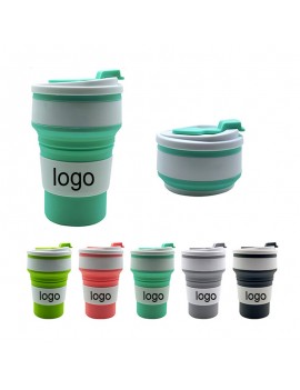 12oz Collapsible Silicone Travel Folding Cup