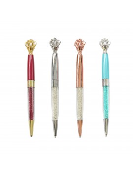   Create Virtual Sample  Download Crown Diamonds Crystal Metal Pen with Rhinestone