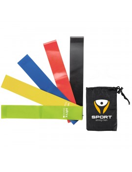 Yoga Resistance Bands with Pouch (Direct Import 10-12 Weeks Ocean)