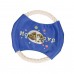 Fabric Pet Chew Toy Frisbee with Rope