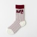 Custom Knit Cotton Crew Socks