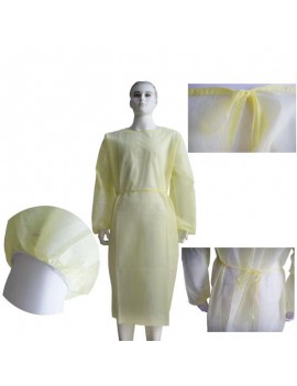 Disposable isolation gowns in stock
