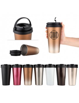 304 Stainless Steel Thermos Vacuum Coffee Cup with Handle