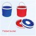 Portable Collapsible Outdoor Folded Water Bucket