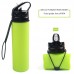 21 Oz Silicone Foldable Water Bottle