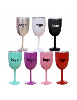 Goblet double layer 304 stainless steel vacuum cup Red wine pokal Creative gift