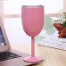 Goblet double layer 304 stainless steel vacuum cup Red wine pokal Creative gift